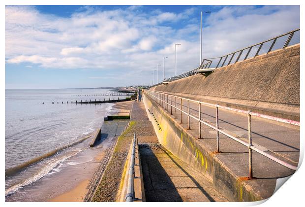 Hornsea Seafront Yorkshire Coast Print by Tim Hill