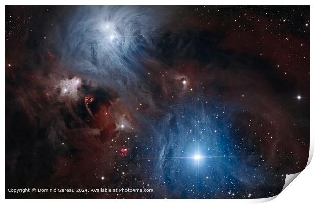 Reflection Nebula NGC6729 Stars Print by Dominic Gareau