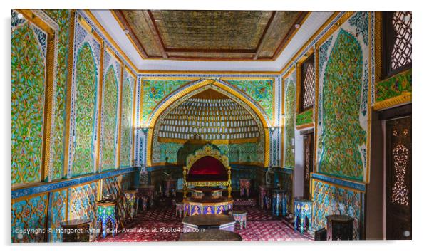 Colourful Kuhna Ark Throne Room Acrylic by Margaret Ryan