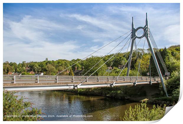 Jackfield Bridge  Print by Ironbridge Images