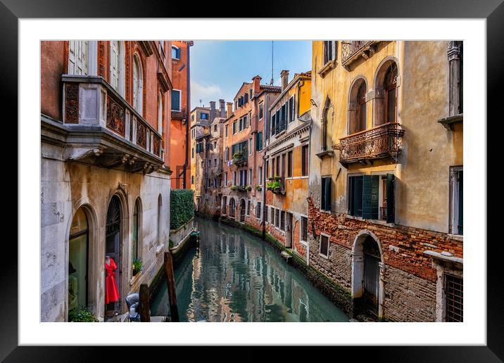 City of Venice in Italy Framed Mounted Print by Artur Bogacki