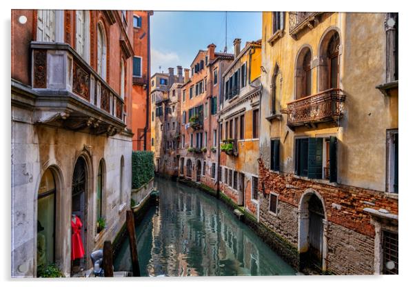 City of Venice in Italy Acrylic by Artur Bogacki
