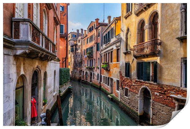 City of Venice in Italy Print by Artur Bogacki
