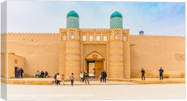 Kuhna Ark Khiva: Uzbek Architecture Splendor Canvas Print by Margaret Ryan