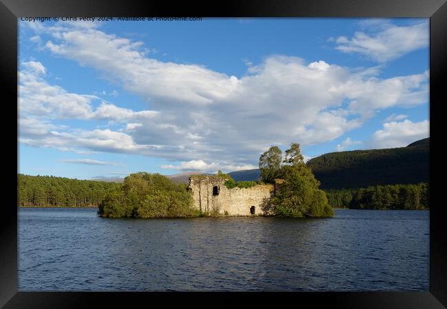 Loch An Eilein Cairngorms Landscape Framed Print by Chris Petty