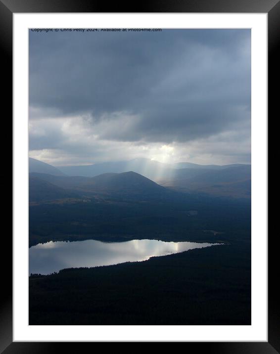 Cairngorms National Park Landscape Framed Mounted Print by Chris Petty