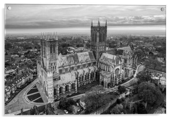 Lincoln Cathedral Acrylic by Apollo Aerial Photography