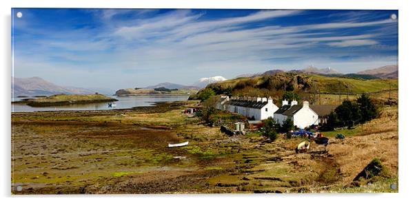 Port Ramsay on Lismore, Argyll, Scotland Acrylic by Donald Parsons