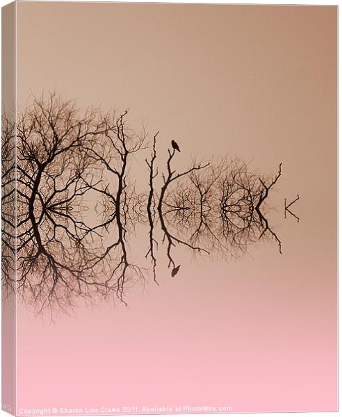 Branches and Birds Canvas Print by Sharon Lisa Clarke