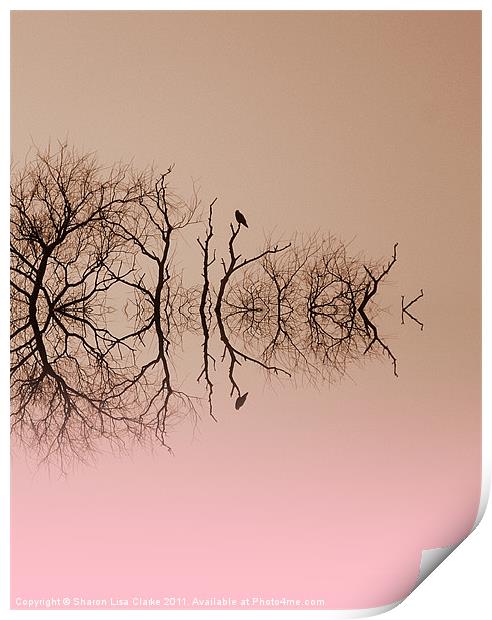 Branches and Birds Print by Sharon Lisa Clarke