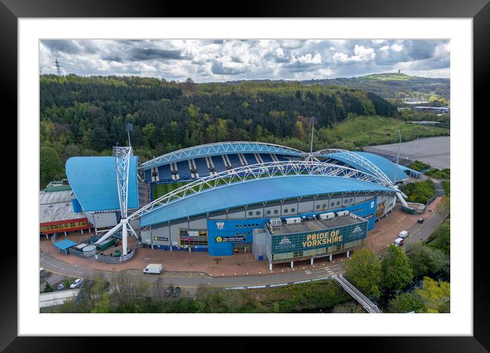 John Smiths Stadium Huddersfield Framed Mounted Print by Apollo Aerial Photography