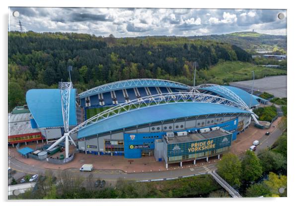 John Smiths Stadium Huddersfield Acrylic by Apollo Aerial Photography
