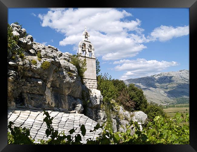 MONASTERY ZAVALA Framed Print by radoslav rundic