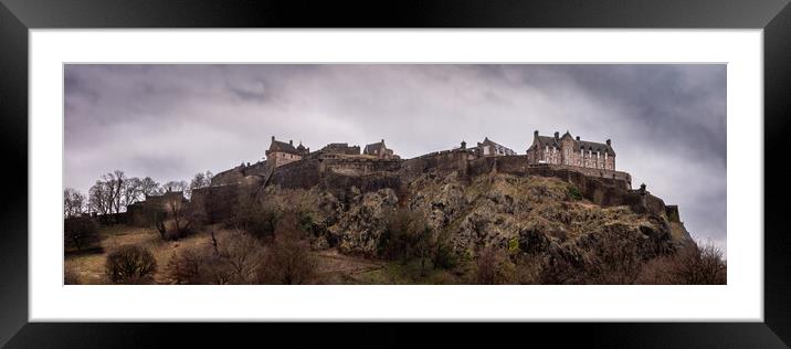 Edinburgh Castle Framed Mounted Print by Jack Biggadike