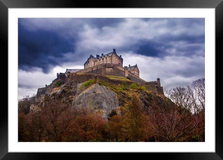 Edinburgh Castle Edinburgh Framed Mounted Print by Jack Biggadike