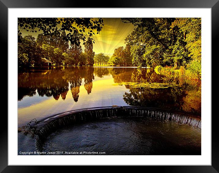 Evening Peace Framed Mounted Print by K7 Photography