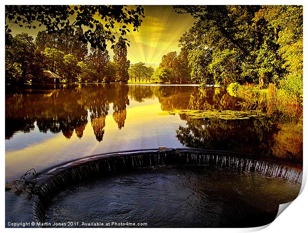 Evening Peace Print by K7 Photography