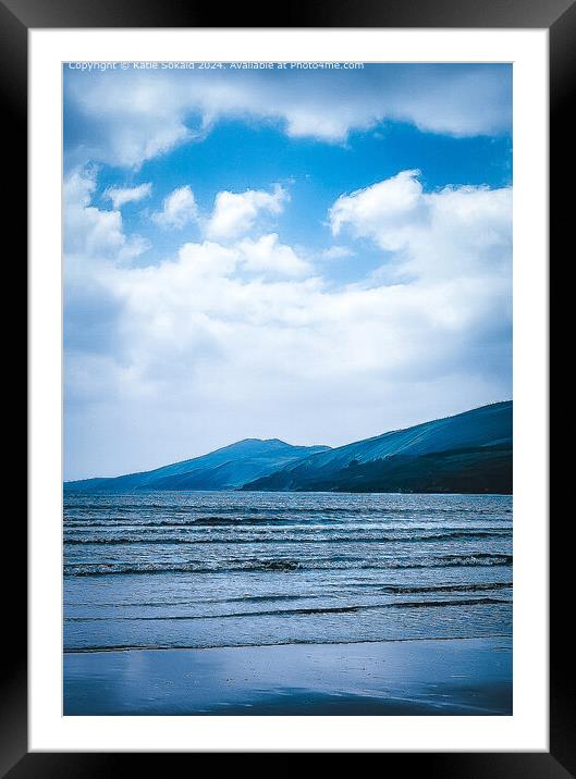 Dingle Ireland Mountains Sea Framed Mounted Print by Katie Sokald