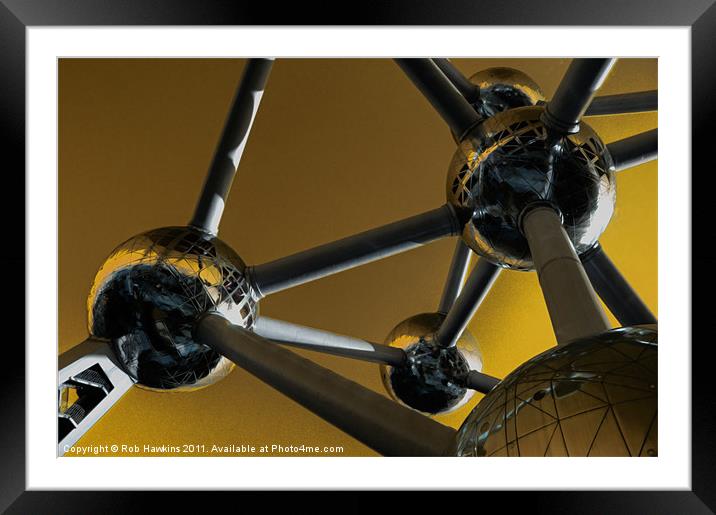 Atomium Framed Mounted Print by Rob Hawkins