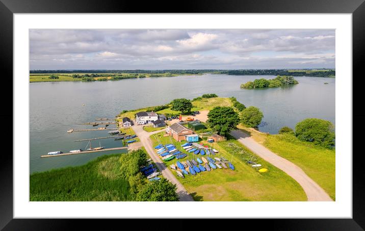 Hornsea Mere East Yorkshire Framed Mounted Print by Tim Hill