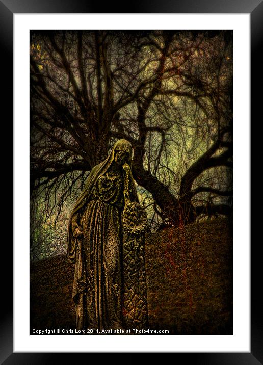 Ave Maria, Full of Sorrows Framed Mounted Print by Chris Lord