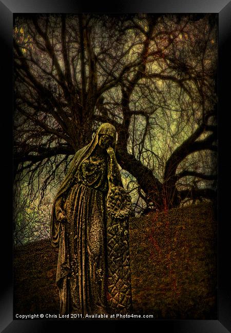 Ave Maria, Full of Sorrows Framed Print by Chris Lord