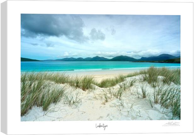 Harris Golden Sand and Emerald Waters Canvas Print by JC studios LRPS ARPS