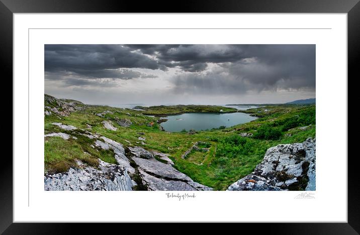 Manish Lewis Harris Panoramic Framed Mounted Print by JC studios LRPS ARPS