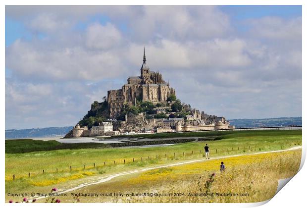 Medieval Abbey Rising, Le Havre Print by Tony Williams. Photography email tony-williams53@sky.com