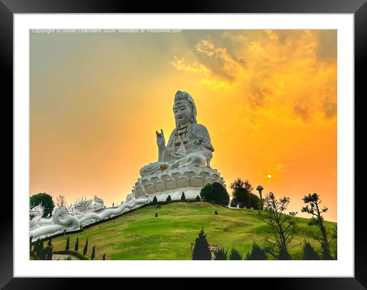 Thailand  Framed Mounted Print by Alison Chambers