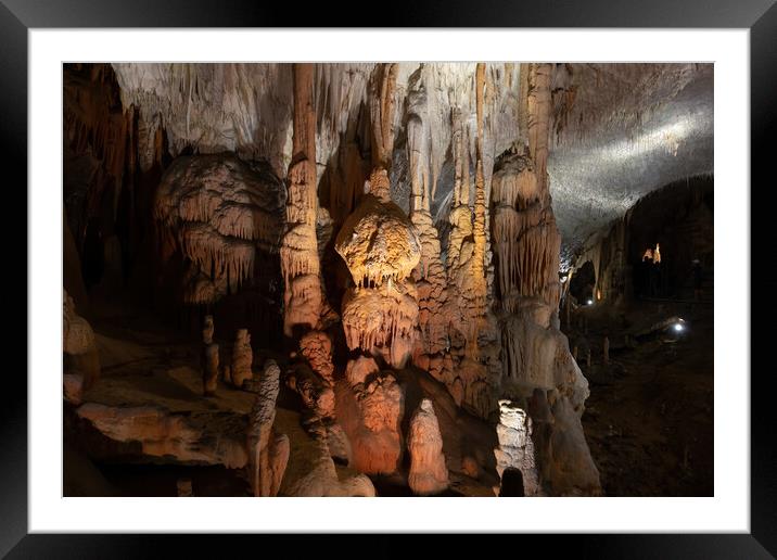 Postojna Cave In Slovenia Framed Mounted Print by Artur Bogacki