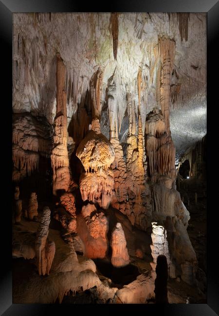Postojna Cave In Slovenia Framed Print by Artur Bogacki