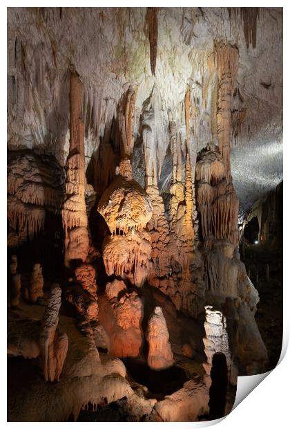 Postojna Cave In Slovenia Print by Artur Bogacki