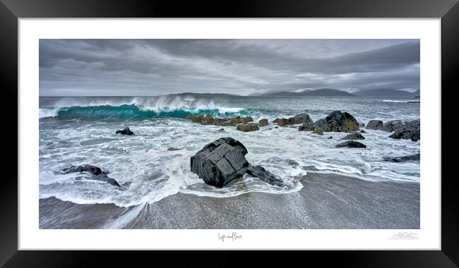 Life and Love: A Tranquil Harris Seascape Framed Print by JC studios LRPS ARPS