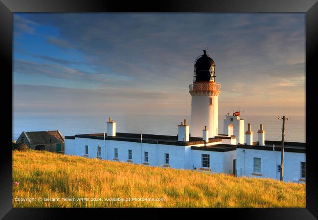 Dunnet Head Lighthouse, Scotland Framed Print by Geraint Tellem ARPS
