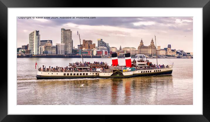 PS Waverley Framed Mounted Print by Kevin Elias