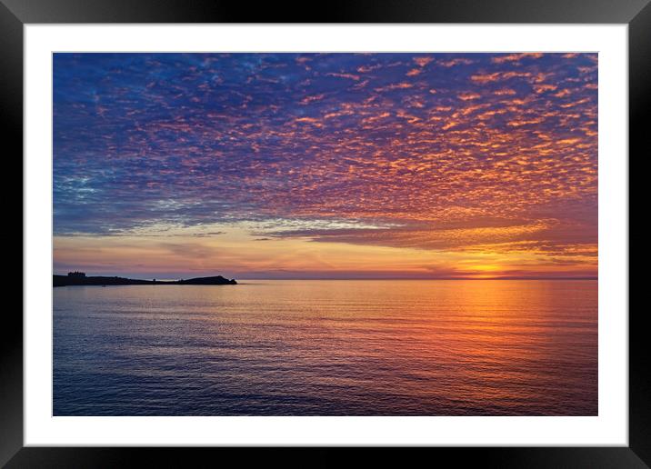 Newquay Sunset Framed Mounted Print by Darren Galpin
