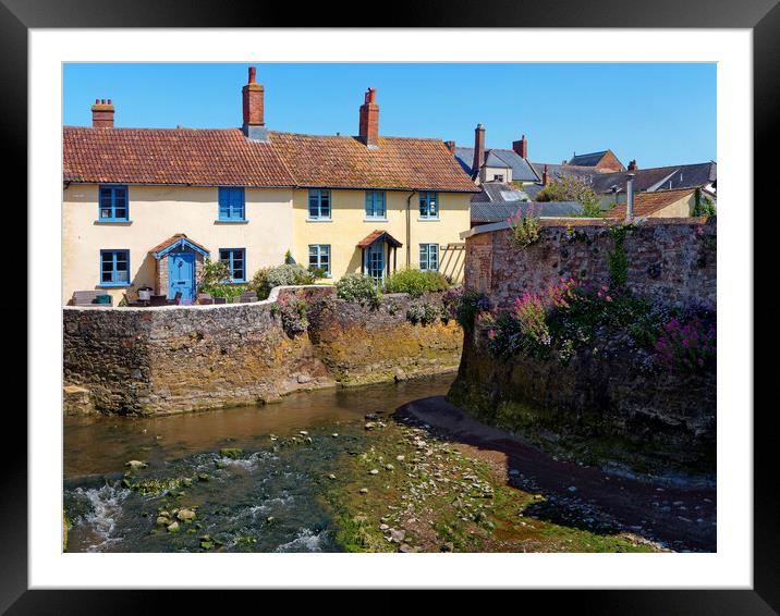 Watchet Cottages Framed Mounted Print by Darren Galpin