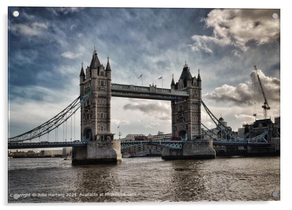 Tower Bridge Acrylic by Julie Hartwig