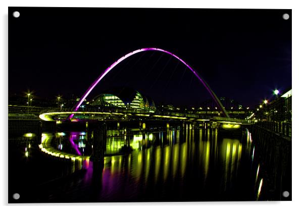 newcastle quayside Acrylic by Northeast Images