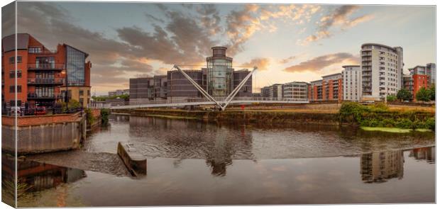 Leeds River Aire Canvas Print by Tim Hill