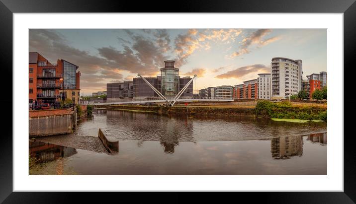Leeds River Aire Framed Mounted Print by Tim Hill