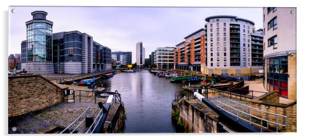 Leeds Dock West Yorkshire Acrylic by Tim Hill