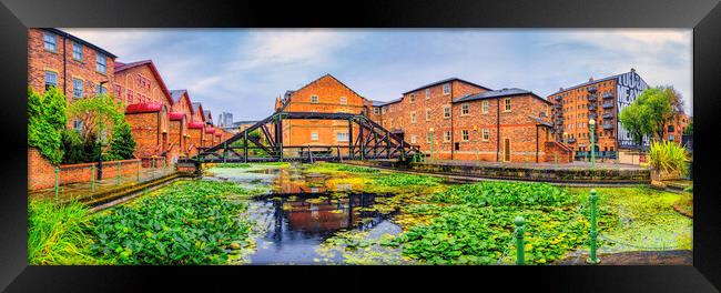 Leeds Victoria Quays Panoramic Framed Print by Tim Hill
