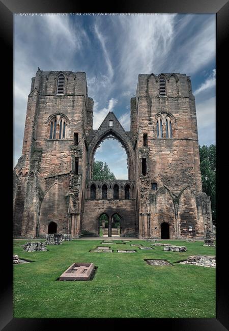 Elgin Cathedral Gothic Architecture Framed Print by Tom McPherson