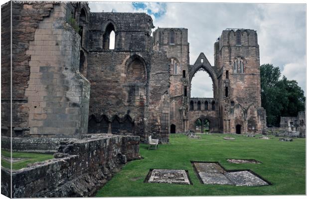 Elgin Cathedral Lantern Architecture Canvas Print by Tom McPherson