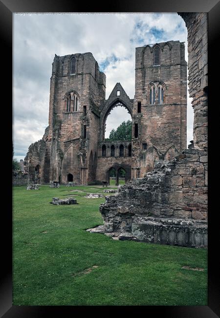 Elgin Cathedral Ruin Lantern Framed Print by Tom McPherson