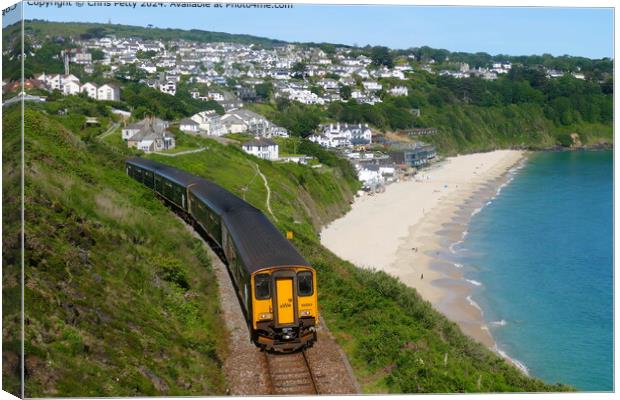 The St Ives Branch at Carbis Bay, Cornwall Canvas Print by Chris Petty