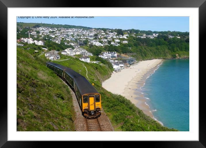 The St Ives Branch at Carbis Bay, Cornwall Framed Mounted Print by Chris Petty