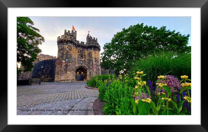 Lancaster Castle Summer Framed Mounted Print by Michele Davis